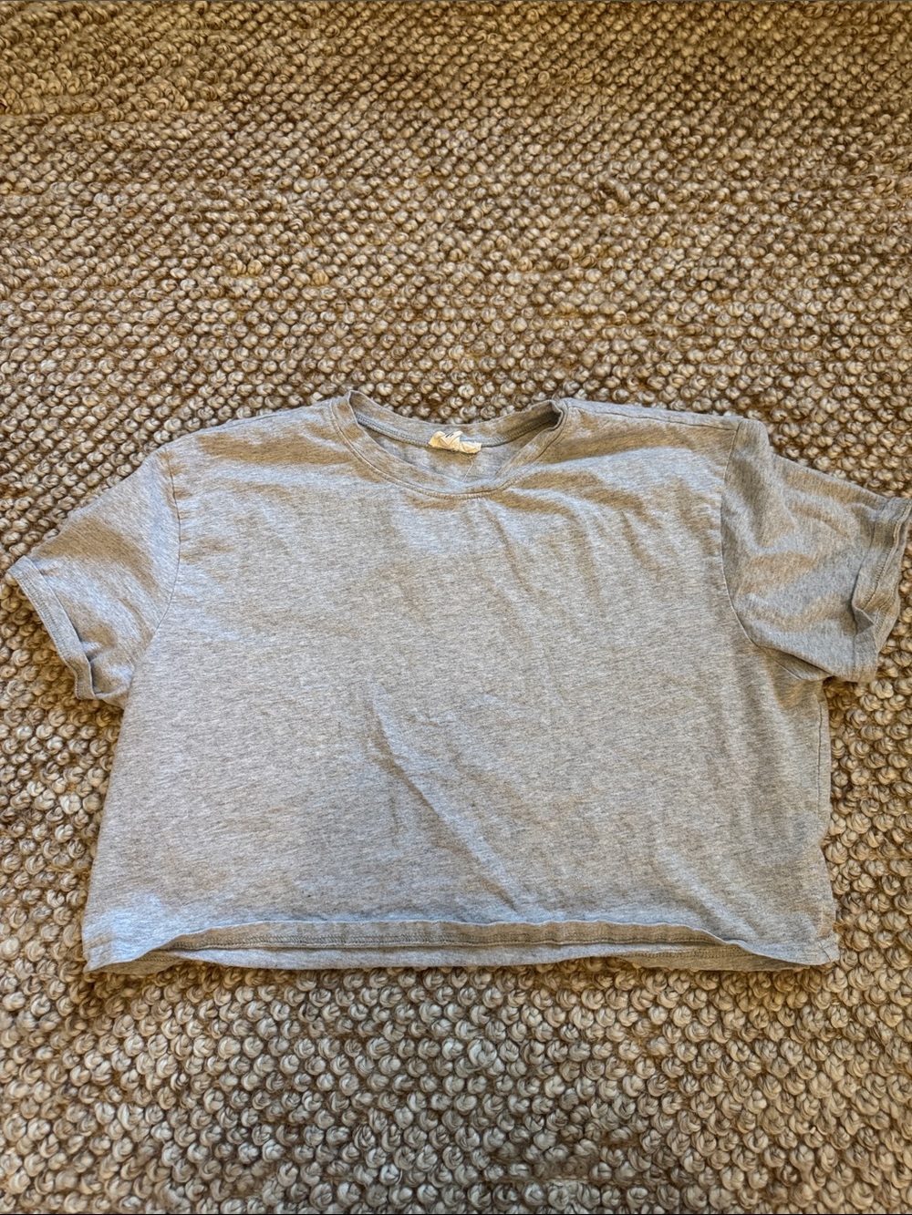 Cropped Sleeve Tee Set - Black, White & Gray (Abercrombie, Open Edit, Target) - Picture 6 of 7